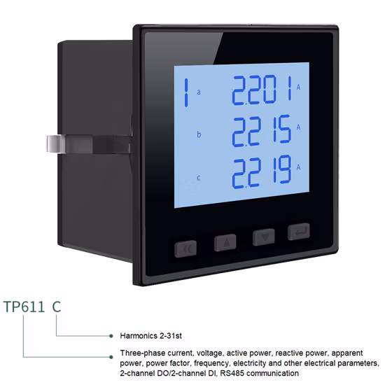 Atz2000 Цифровой измеритель мощности Многофункциональный панельный счетчик 3 года гарантии Счетчик электроэнергии Счетчик энергии